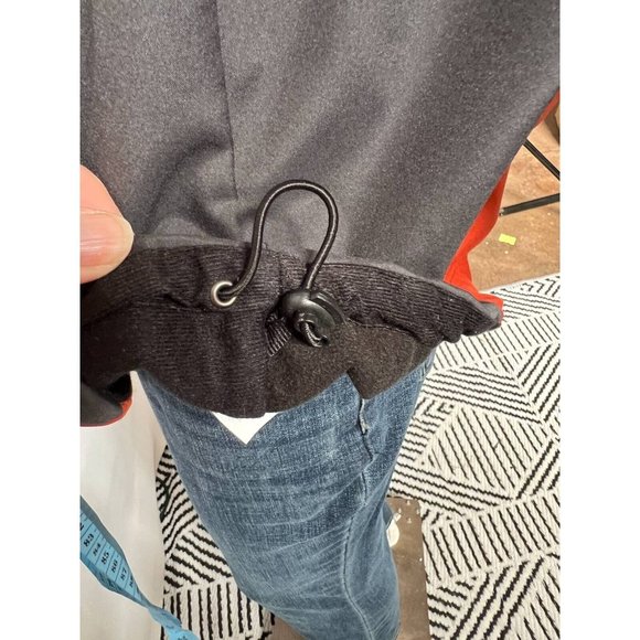 Free Tech Mens Softshell Jacket Orange Black Color Block Pockets Full Zip L - Picture 4 of 11